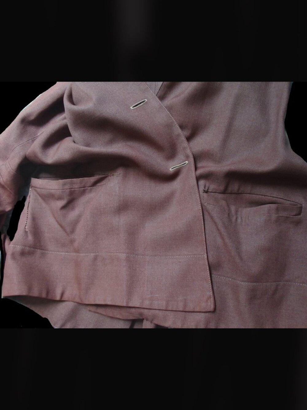 Vintage 40s Maternity Jacket - Needs Restoration - Picture 4 of 11
